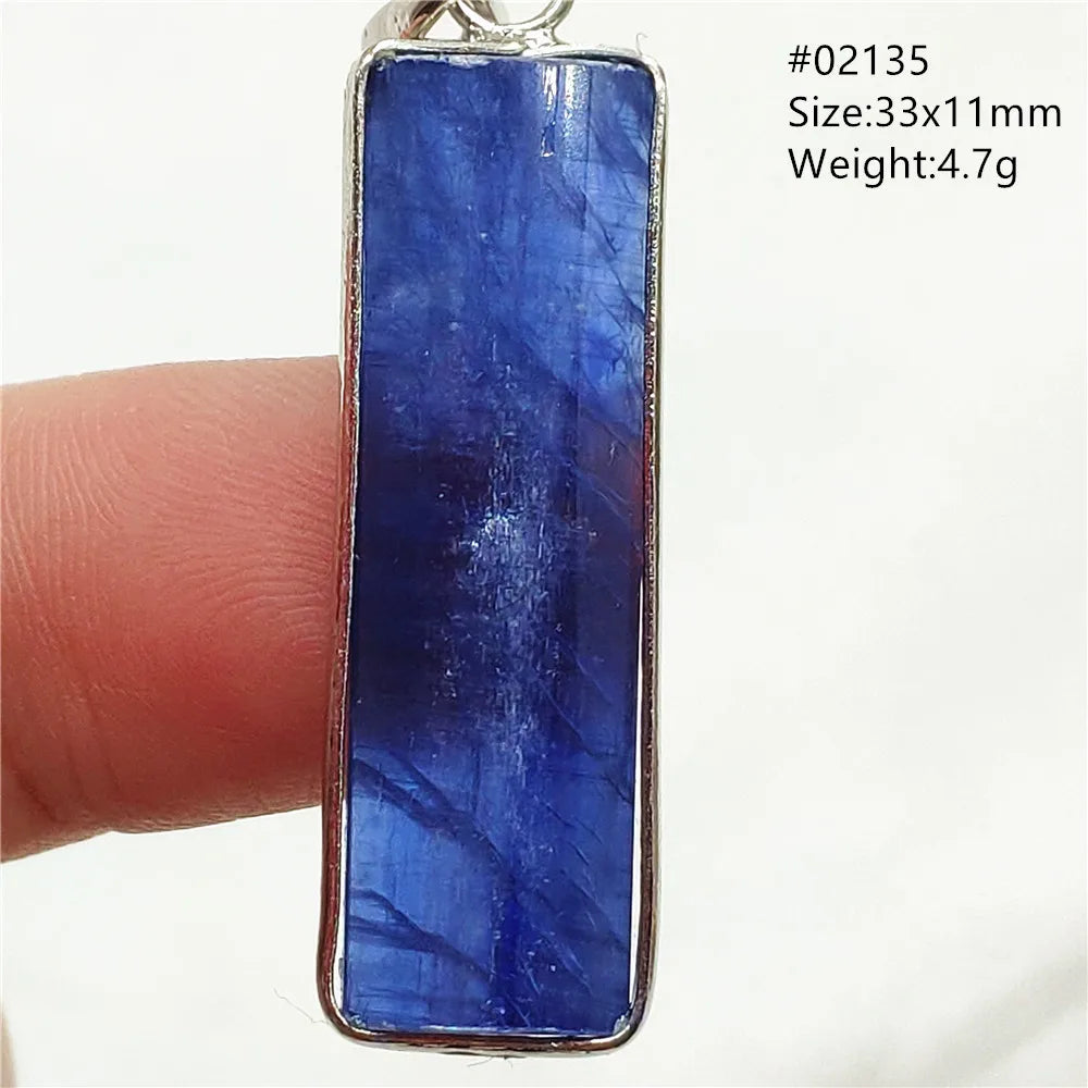Blue Kyanite Cat Eye Pendant-ToShay.org