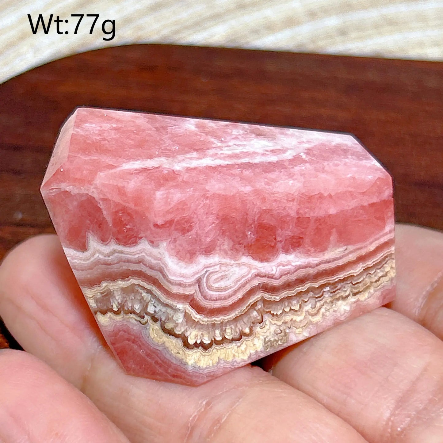 Pink Rhodochrosite Stone-ToShay.org