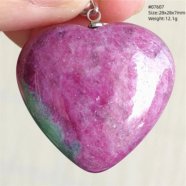 Red Ruby Zoisite Pendant-ToShay.org