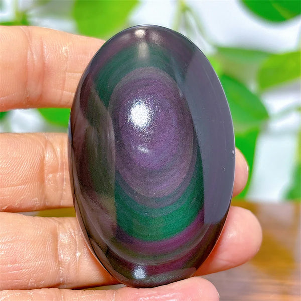 Rainbow Obsidian Palm Stones-ToShay.org
