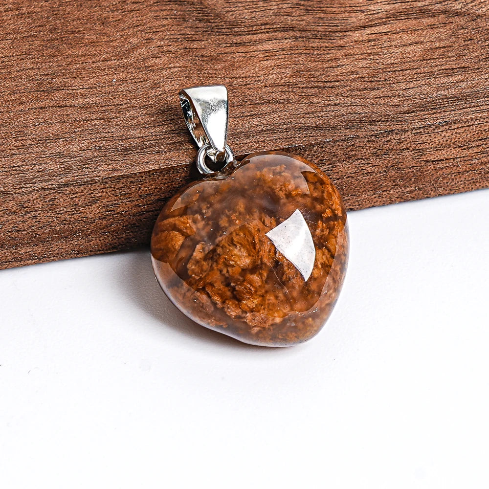 Brown Gold Agate Heart-ToShay.org
