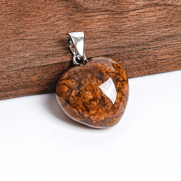 Brown Gold Agate Heart-ToShay.org