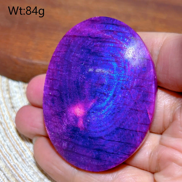 Purple Violet Rainbow Moonstone-ToShay.org