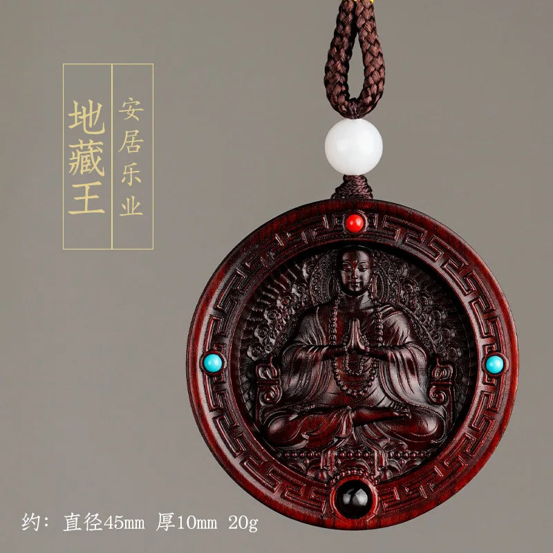 Sandalwood Ksitigarbha Pendant-ToShay.org