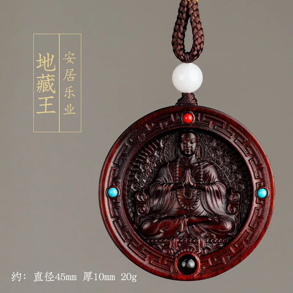 Sandalwood Ksitigarbha Pendant-ToShay.org