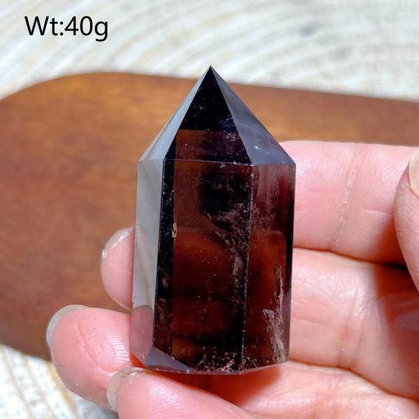 Smokey Rainbow Quartz Point-ToShay.org