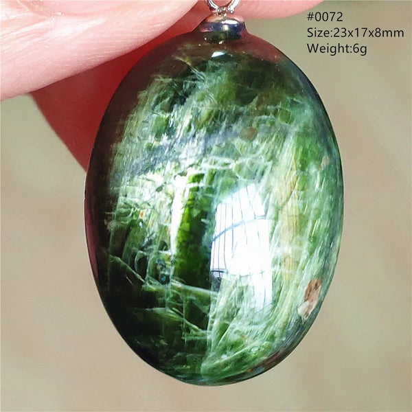 Green Diopside Pendant-ToShay.org
