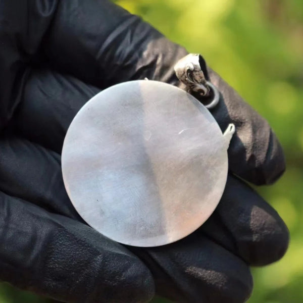 Silver Angel Coin Pendant-ToShay.org