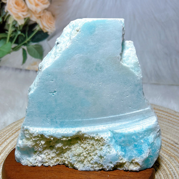 Blue Larimar Raw Stone-ToShay.org
