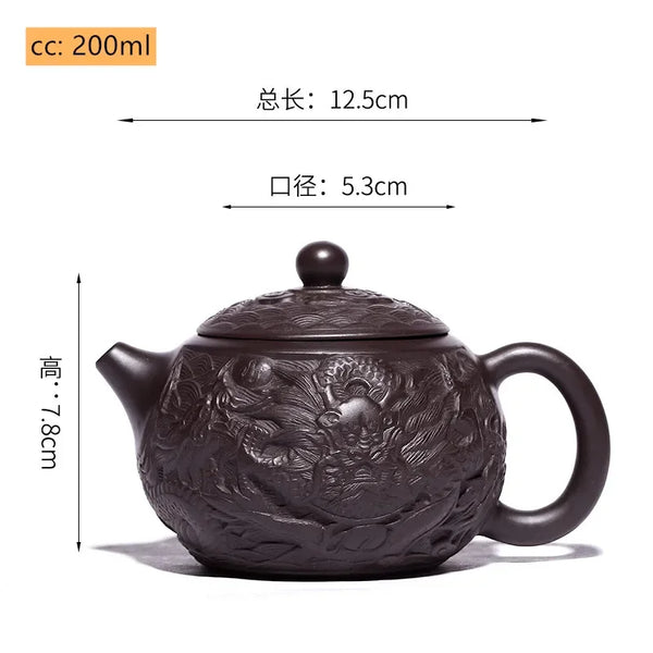 Dragon Clay Tea Pot-ToShay.org