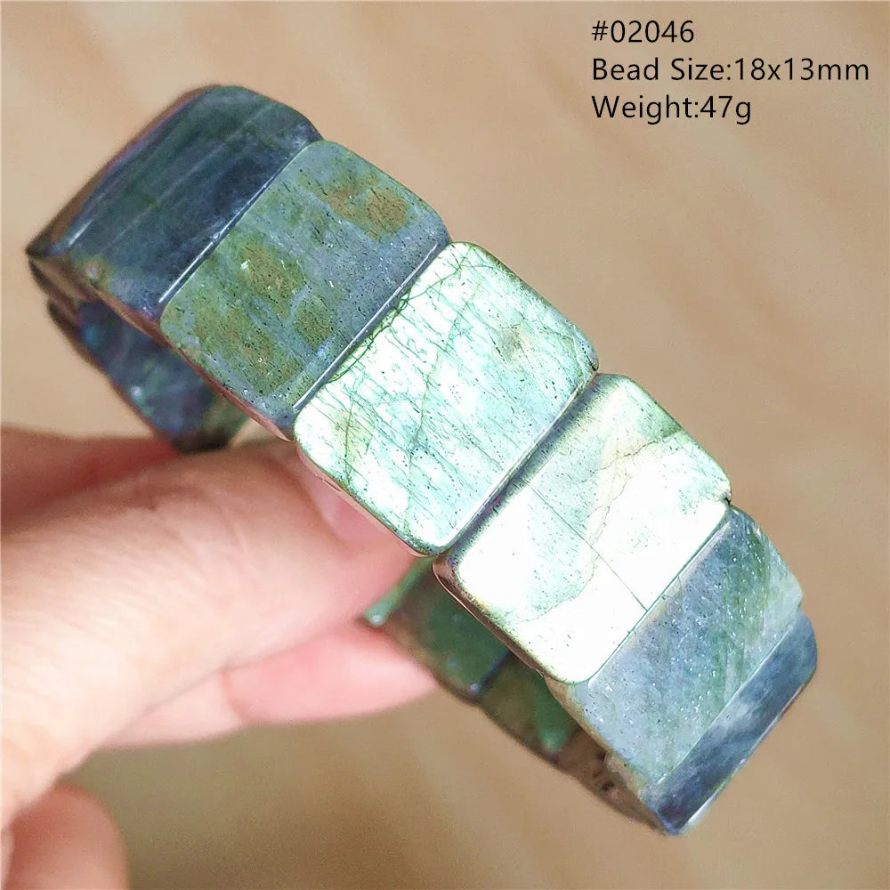 Blue Light Labradorite Bracelet-ToShay.org