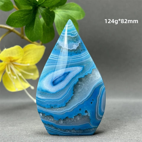 Blue Striped Agate Torch-ToShay.org