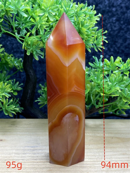 Orange Carnelian Wand-ToShay.org
