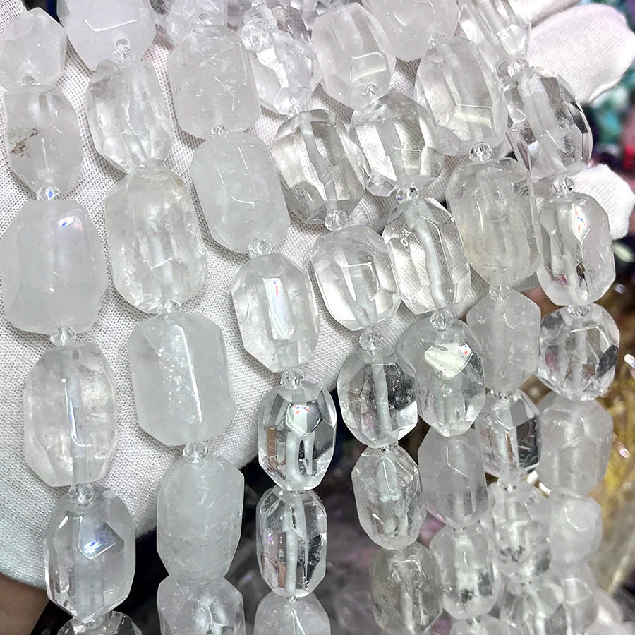 White Crystal Beads-ToShay.org