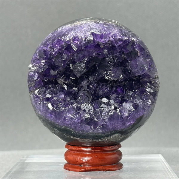 Purple Amethyst Cluster Ball-ToShay.org