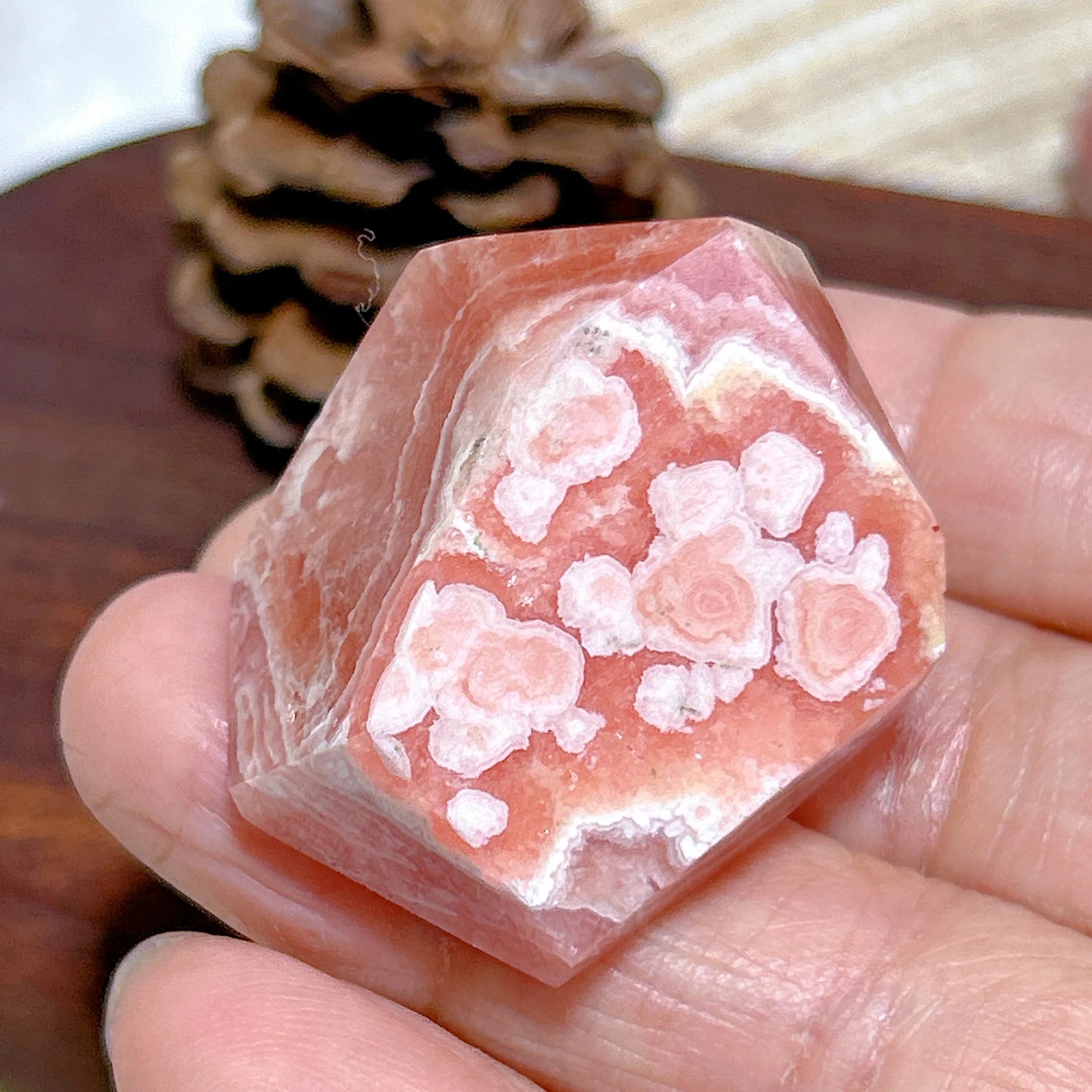 Pink Rhodochrosite Stone-ToShay.org