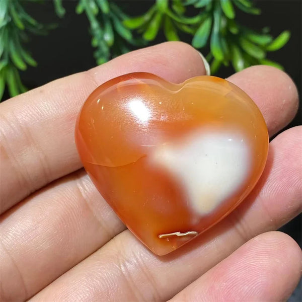 Orange Carnelian Heart-ToShay.org