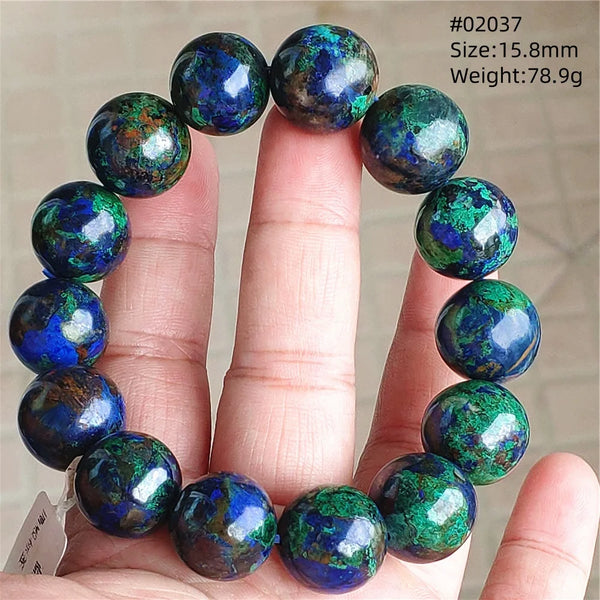Blue Malachite Azurite Bracelet-ToShay.org