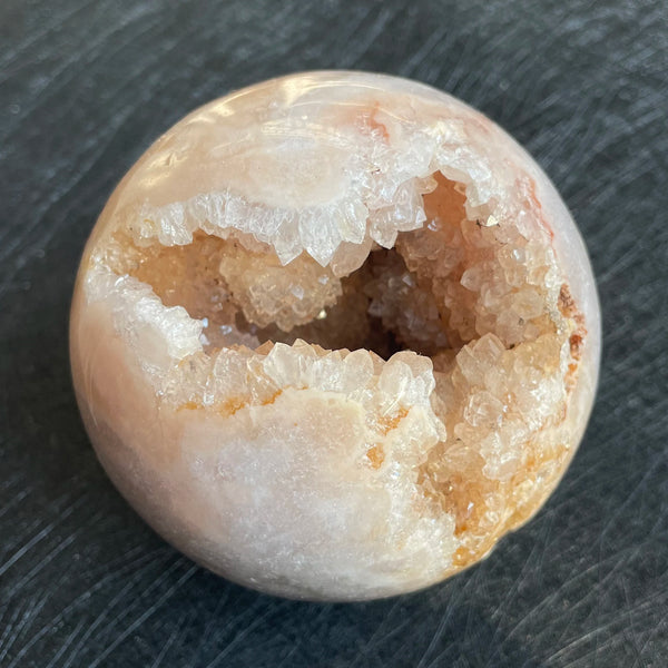 Pink Sakura Agate Ball-ToShay.org