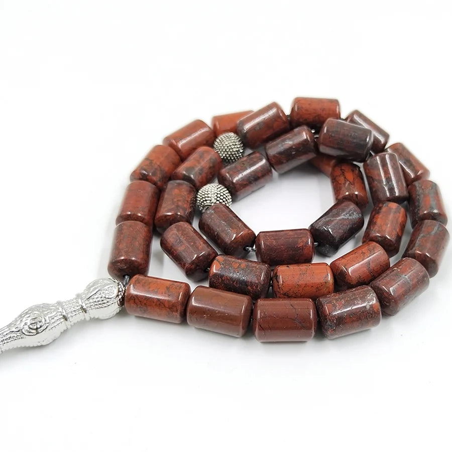 Red Obsidian Prayer Tasbih-ToShay.org