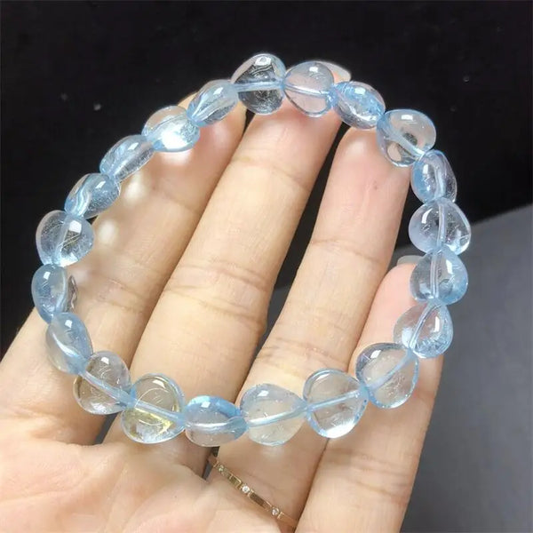 Blue Topaz Heart Bracelet-ToShay.org