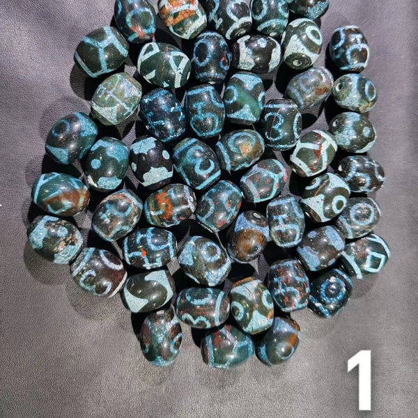 Tibetan Agate Dzi Beads-ToShay.org
