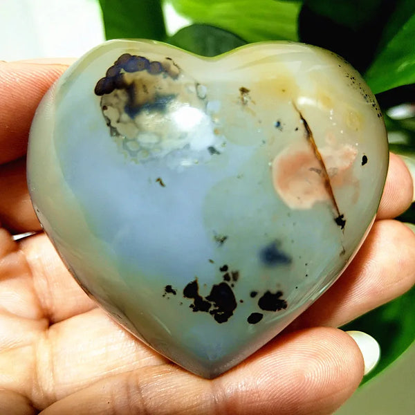 Green Moss Agate Heart-ToShay.org