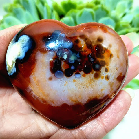 Red Agate Heart-ToShay.org