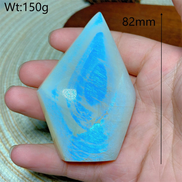 Blue Flash Moonstone Diamond-ToShay.org