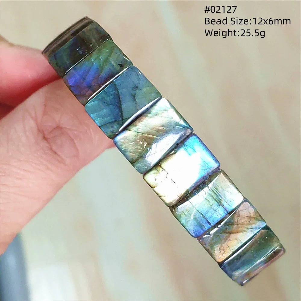 Blue Light Labradorite Bracelet-ToShay.org