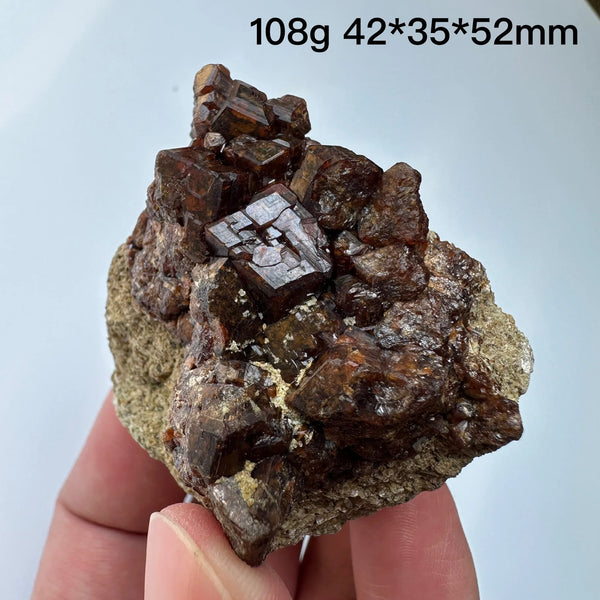 Red Garnet Quartz Crystals-ToShay.org