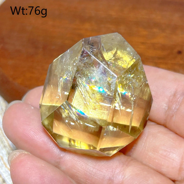 Yellow Smokey Citrine Crystal-ToShay.org