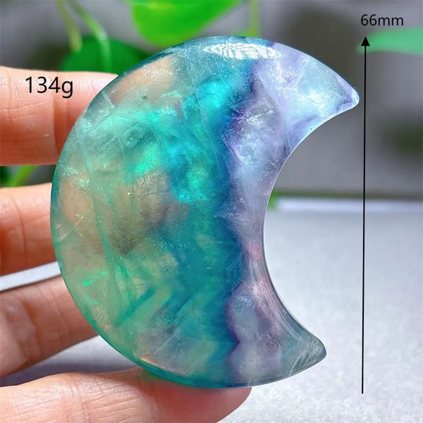 Rainbow Fluorite Moon-ToShay.org
