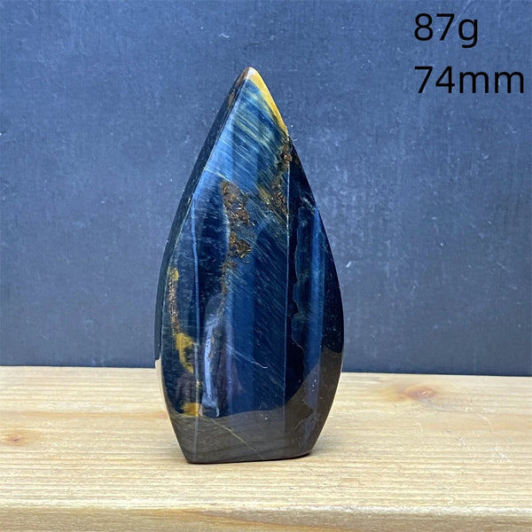 Blue Tiger Eye Stone Flame-ToShay.org