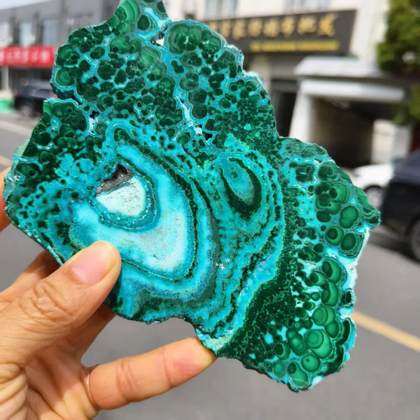 Green Malachite Slices-ToShay.org