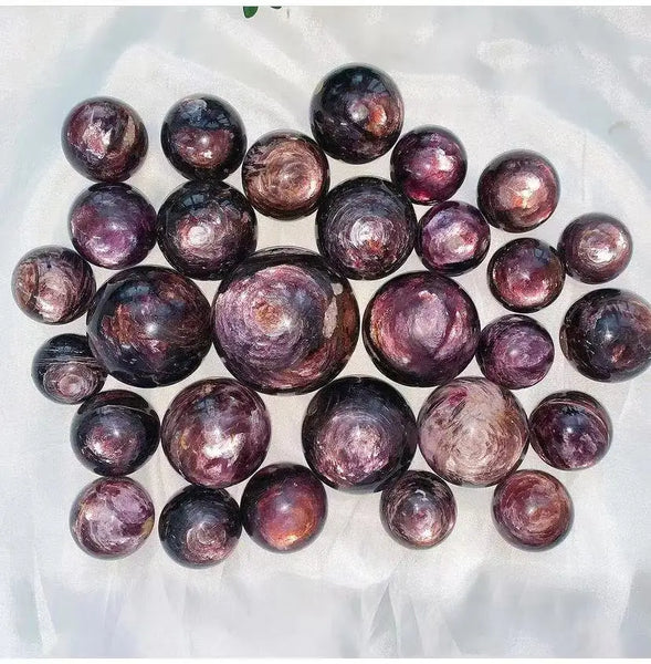 Purple Mica Lepidolite Ball-ToShay.org