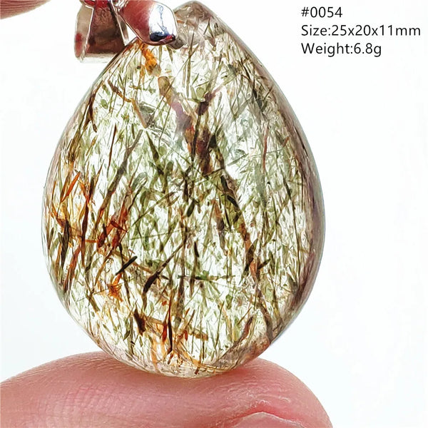 Green Black Rutilated Quartz-ToShay.org