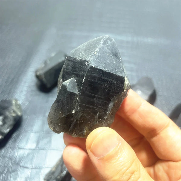 Black Smoky Quartz Crystal-ToShay.org