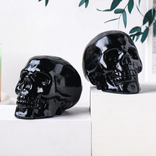 Black Obsidian Skull-ToShay.org