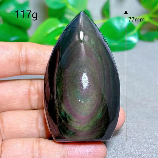 Rainbow Obsidian Torch-ToShay.org