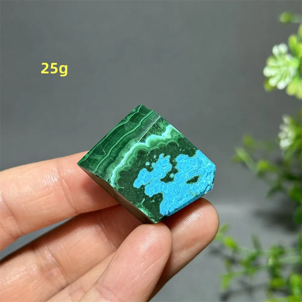 Green Peacock Rough Stone-ToShay.org