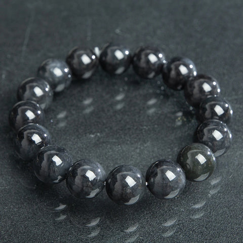 Grey Jade Bead Bracelet-ToShay.org