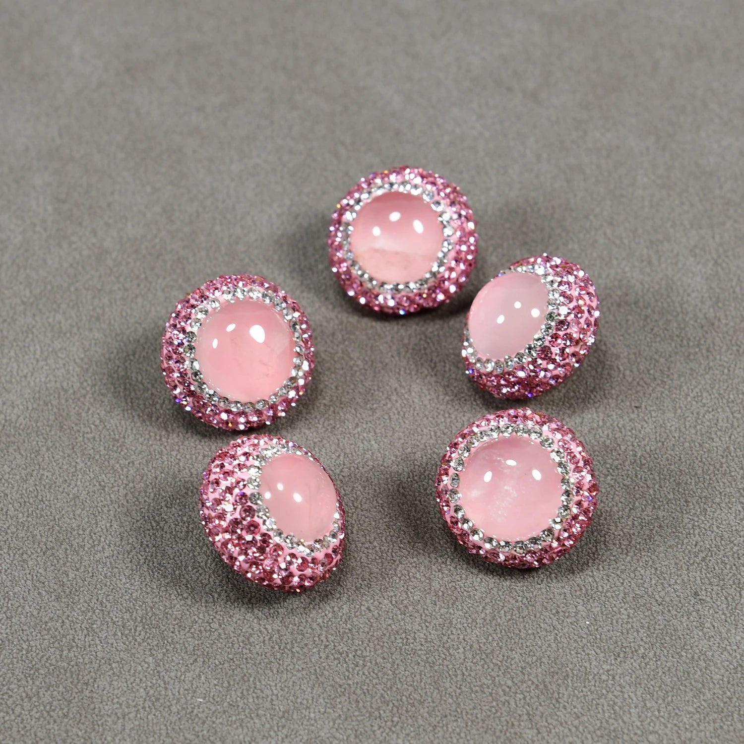 Pink Rose Quartz Rhinestone-ToShay.org