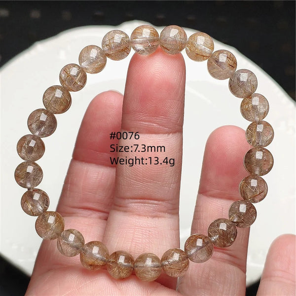 Silver Rutilated Quartz Bracelet-ToShay.org