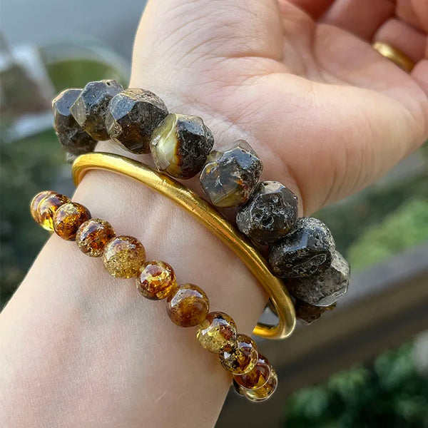 Yellow Amber Bracelet-ToShay.org