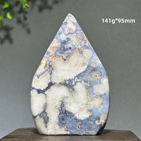 Blue Cherry Agate Torch-ToShay.org