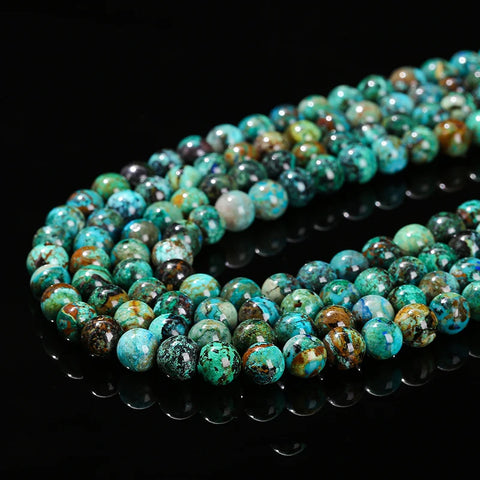 Blue Azurite Chrysocolla Beads-ToShay.org