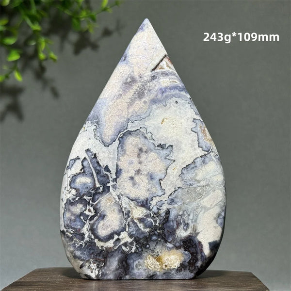 Blue Cherry Agate Torch-ToShay.org