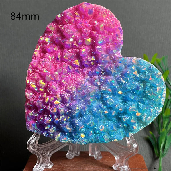 Rainbow Aura Crystal Heart-ToShay.org
