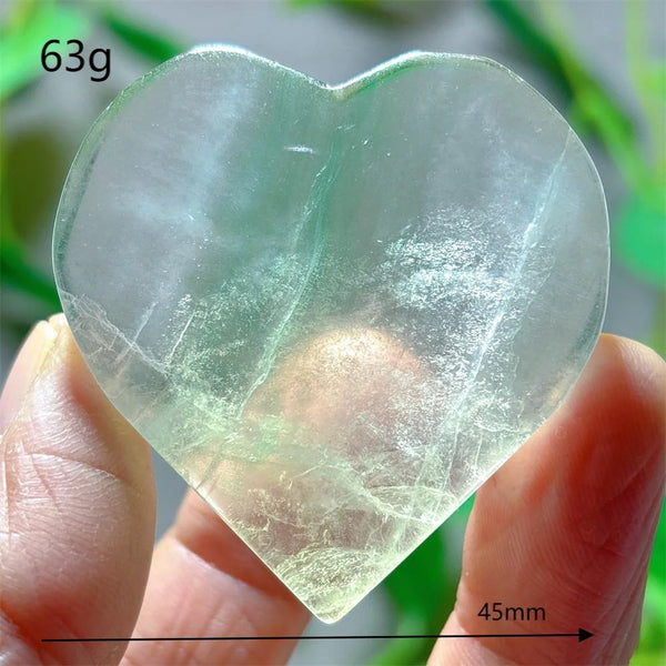 Rainbow Fluorite Heart-ToShay.org